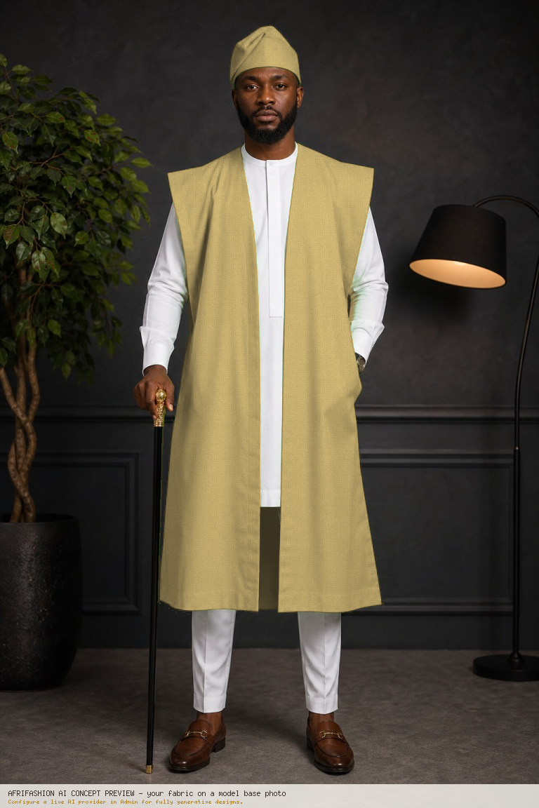 Yoruba Dansiki Vest Set