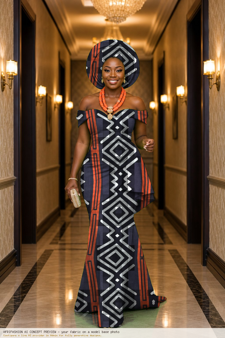 Owambe Gele Gown