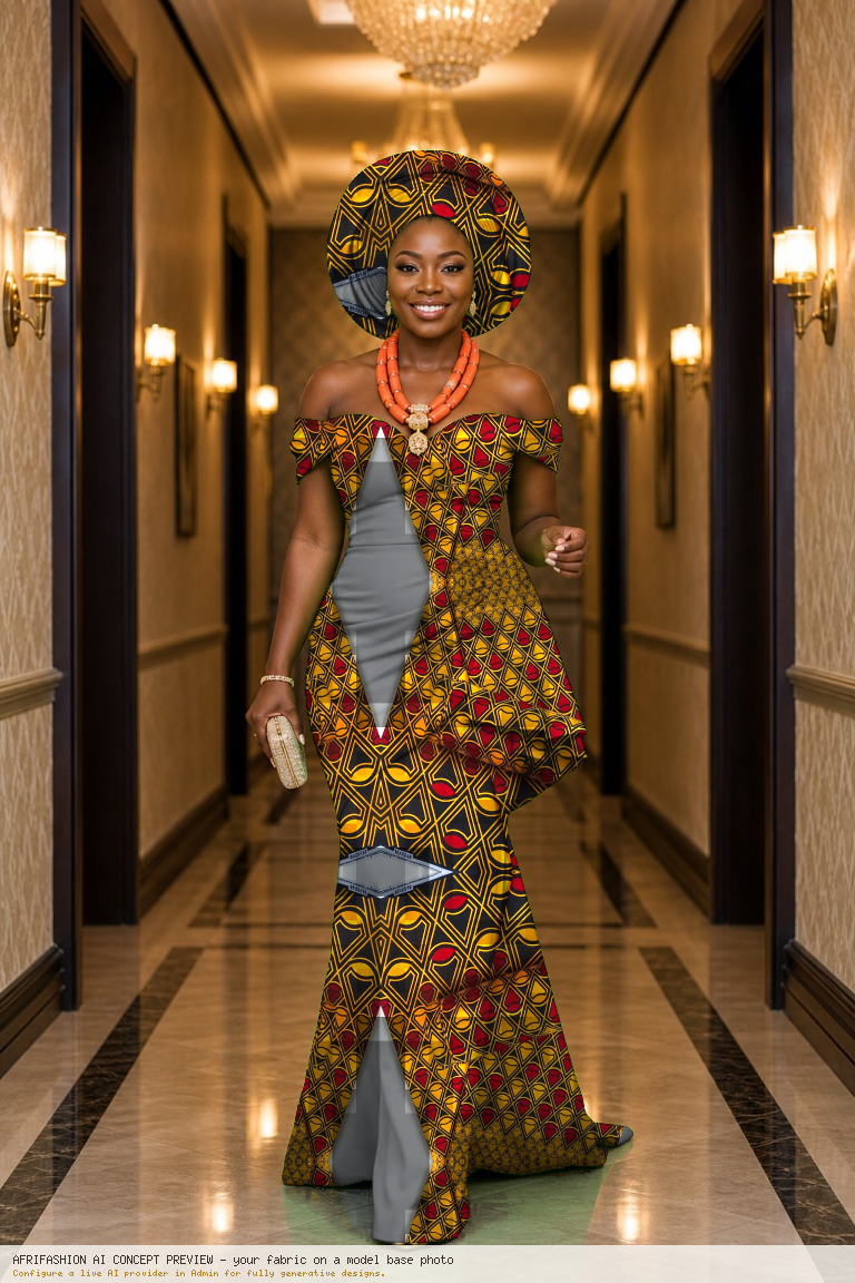 Owambe Gele Gown